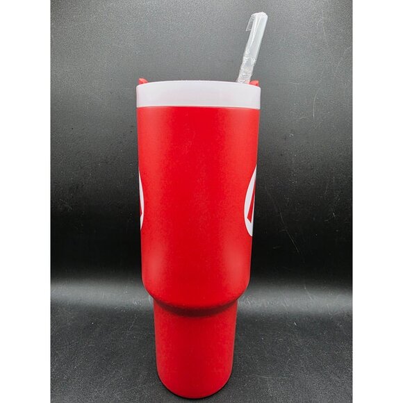 Super Mario 40oz Metal Tumbler With Straw Red - Picture 5 of 8